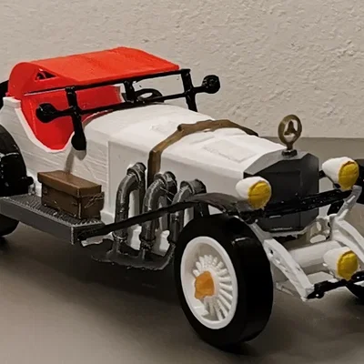 Mercedes SSK năm 1929 tỉ lệ 1:24 – Designer Ed van der Heijden