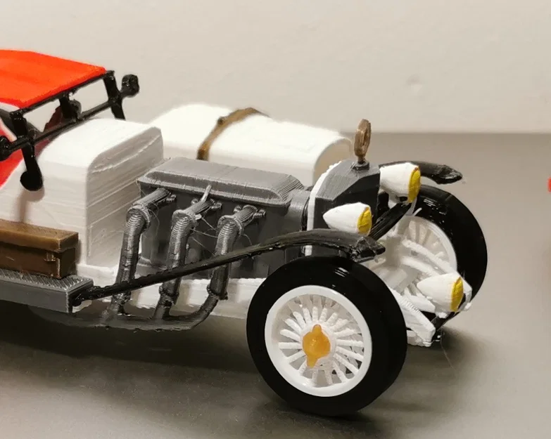 Mercedes SSK năm 1929 tỉ lệ 1:24 – Designer Ed van der Heijden - Image 2