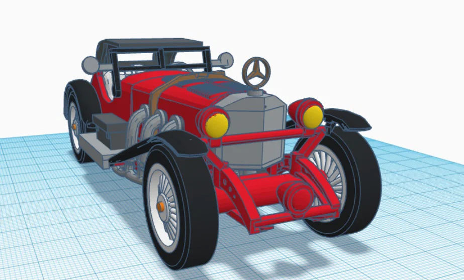 Mercedes SSK năm 1929 tỉ lệ 1:24 – Designer Ed van der Heijden - Image 5