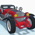 Mercedes SSK năm 1929 tỉ lệ 1:24 – Designer Ed van der Heijden - Thumbnail 5