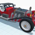Mercedes SSK năm 1929 tỉ lệ 1:24 – Designer Ed van der Heijden - Thumbnail 7