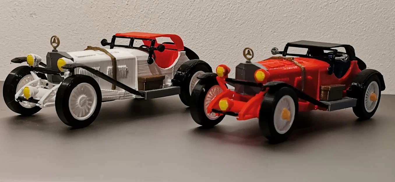 Mercedes SSK năm 1929 tỉ lệ 1:24 – Designer Ed van der Heijden - Image 8