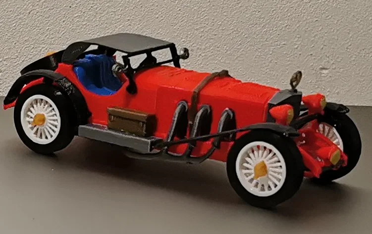 Mercedes SSK năm 1929 tỉ lệ 1:24 – Designer Ed van der Heijden - Image 9