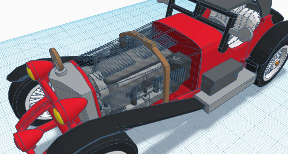 Mercedes SSK năm 1929 tỉ lệ 1:24 – Designer Ed van der Heijden - Image 10