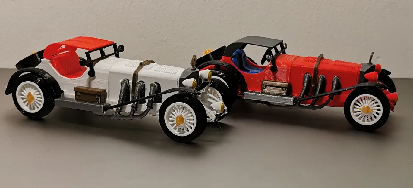 Mercedes SSK năm 1929 tỉ lệ 1:24 – Designer Ed van der Heijden - Image 11