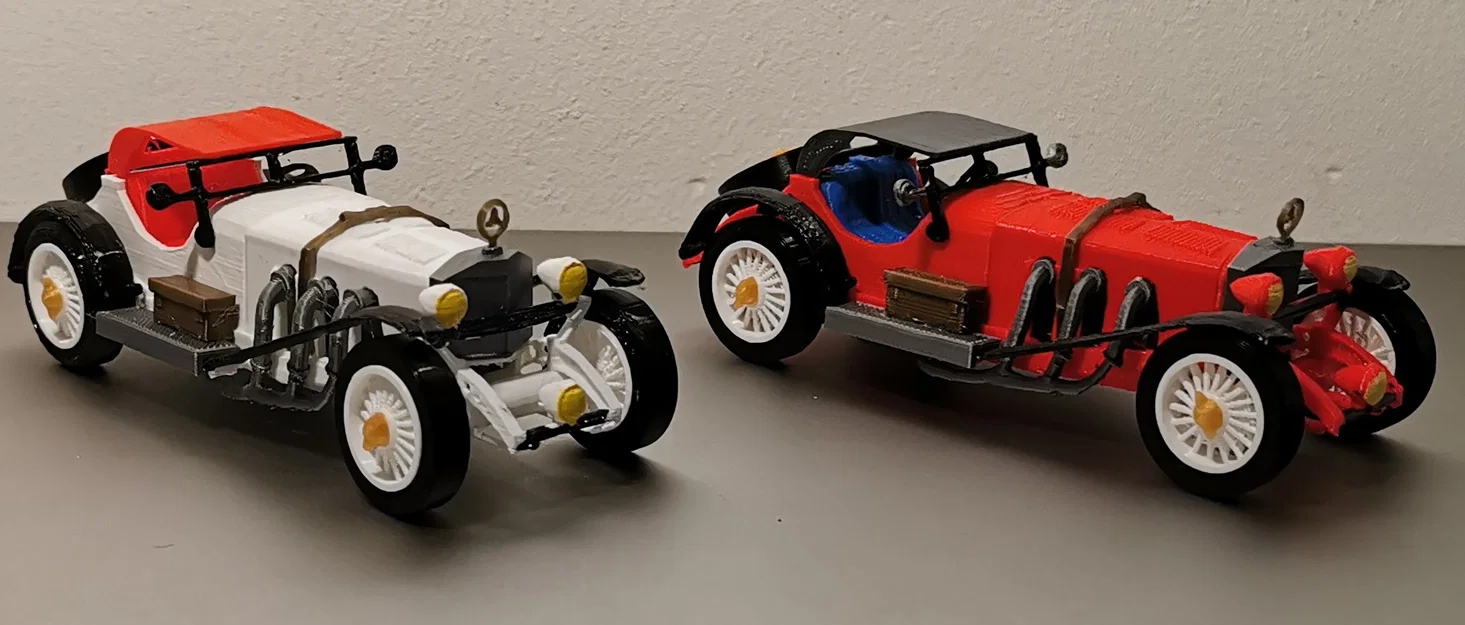 Mercedes SSK năm 1929 tỉ lệ 1:24 – Designer Ed van der Heijden - Image 12