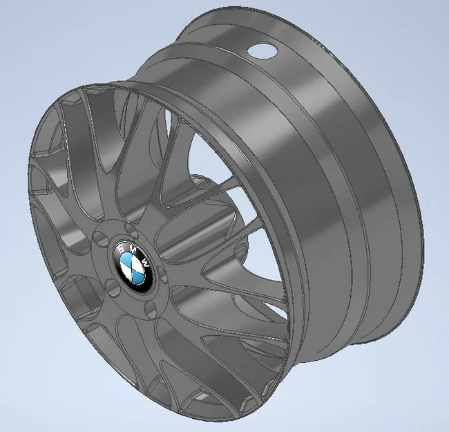 Móc khóa mâm xe BMW in 3D - Phụ kiện cho người đam mê xe hơi - Image 1