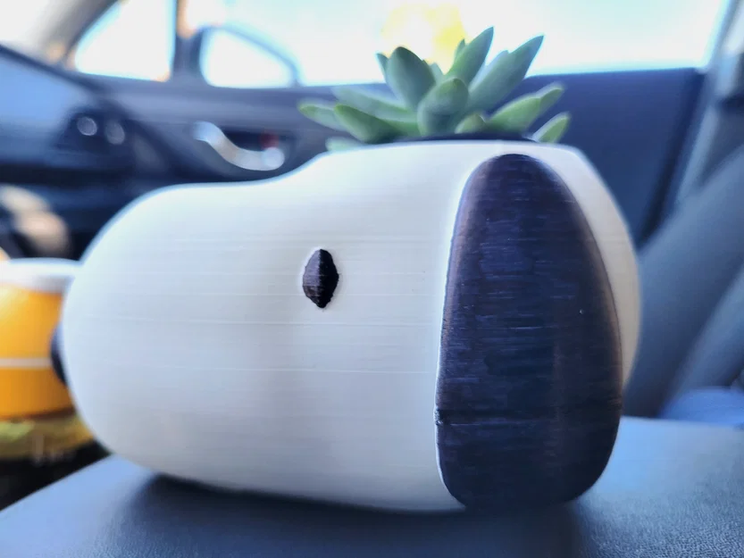 Chậu cây Snoopy (Snoopy Planter Pot) in 3D cho sen đá và cây để bàn - Image 1