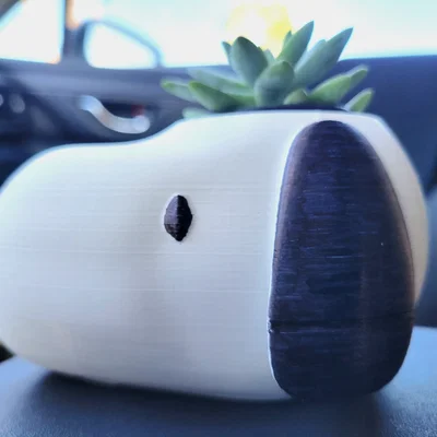 Chậu cây Snoopy (Snoopy Planter Pot) in 3D cho sen đá và cây để bàn