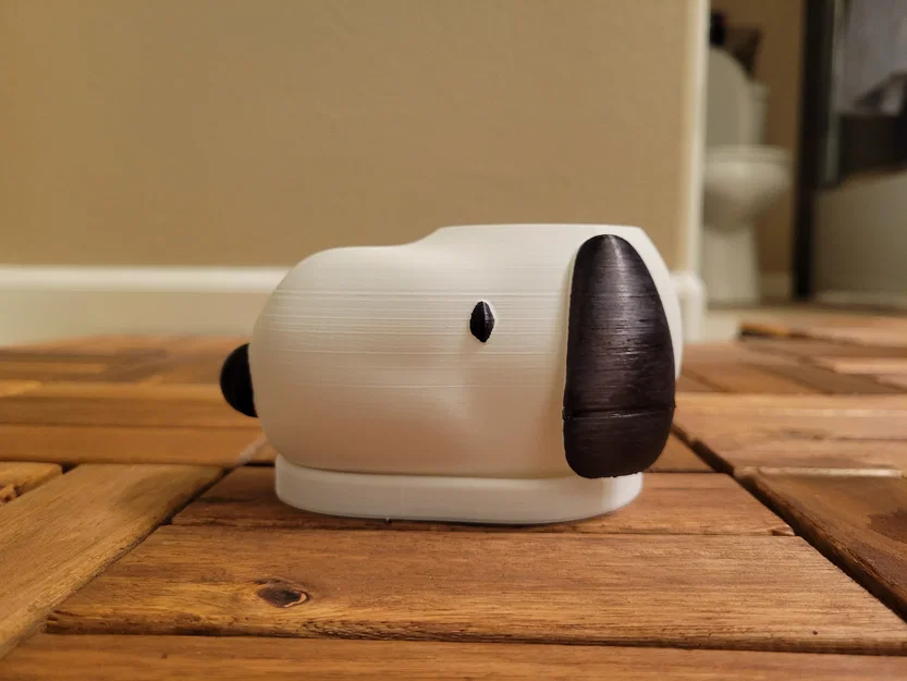 Chậu cây Snoopy (Snoopy Planter Pot) in 3D cho sen đá và cây để bàn - Image 3