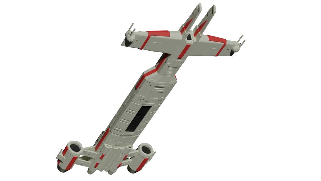 Star Wars Longbeam Cruiser (Type B) – Tàu tuần dương Longbeam Cộng hòa/Jedi - Image 6
