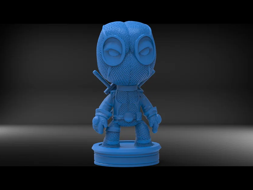 Mini Deadpool (bản mini dễ thương kèm đế) - Image 1