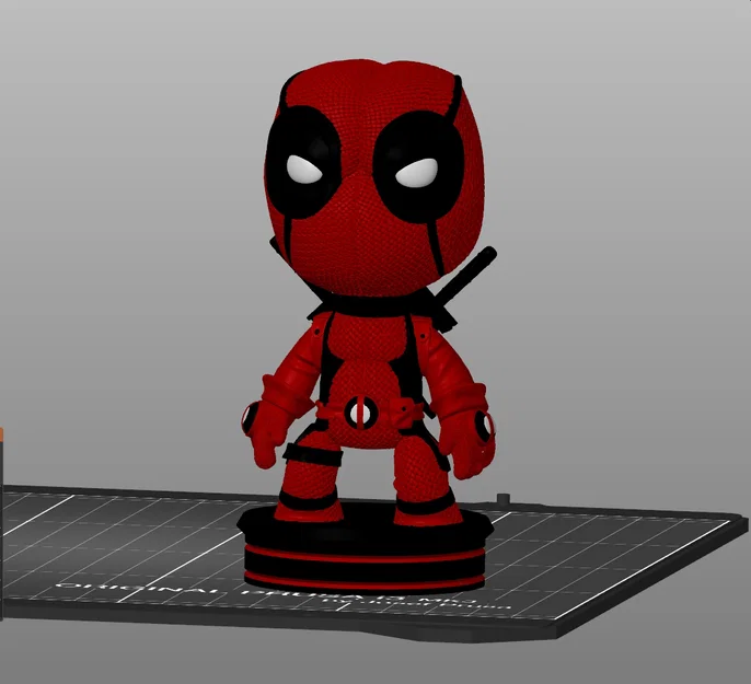 Mini Deadpool (bản mini dễ thương kèm đế) - Image 2