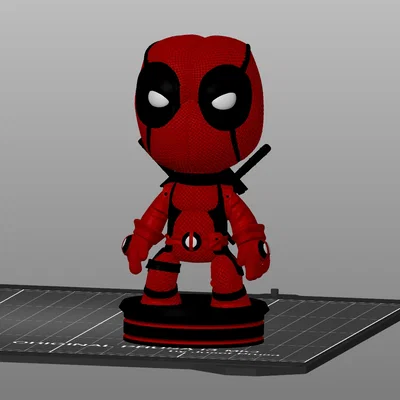 Mini Deadpool (bản mini dễ thương kèm đế)