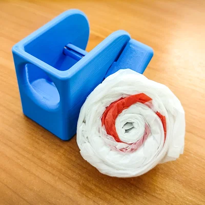 Dụng cụ hỗ trợ cuộn túi nilon 3D tiện lợi và gọn gàng