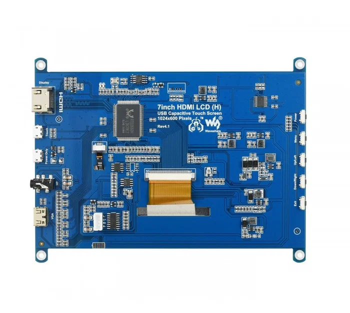 Mô hình 3D màn hình LCD 7 inch Waveshare thiết kế trên Fusion 360 - Image 3