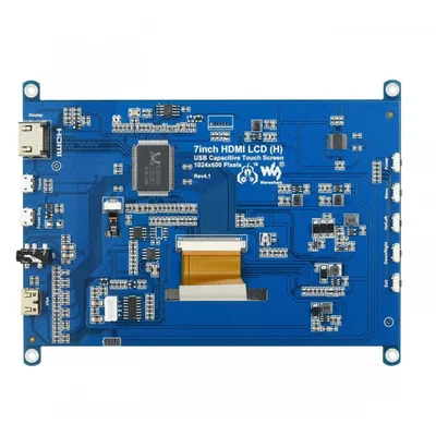 Mô hình 3D màn hình LCD 7 inch Waveshare thiết kế trên Fusion 360