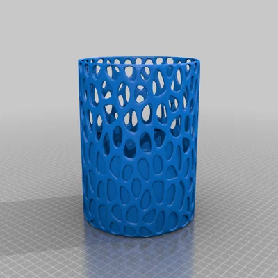 Mẫu Chụp Đèn 3D Hình Trụ Tổ Ong Độc Đáo Cho Không Gian Sống