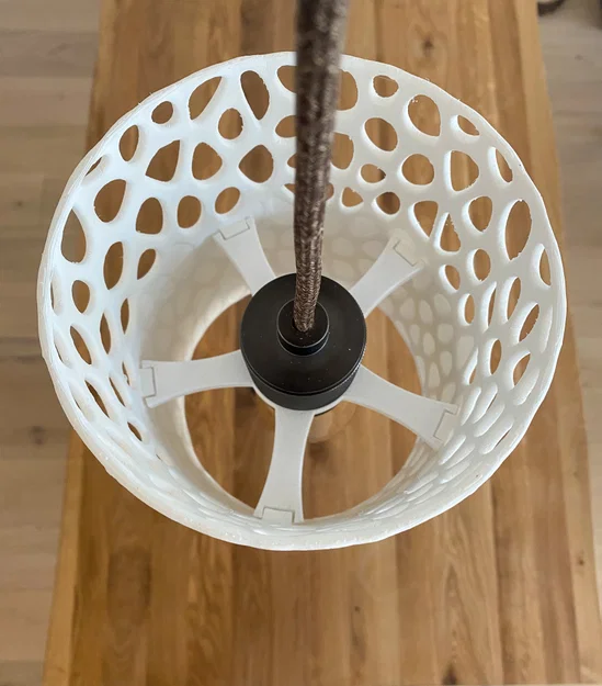 Mẫu Chụp Đèn 3D Hình Trụ Tổ Ong Độc Đáo Cho Không Gian Sống - Image 4