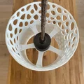 Mẫu Chụp Đèn 3D Hình Trụ Tổ Ong Độc Đáo Cho Không Gian Sống - Thumbnail 4