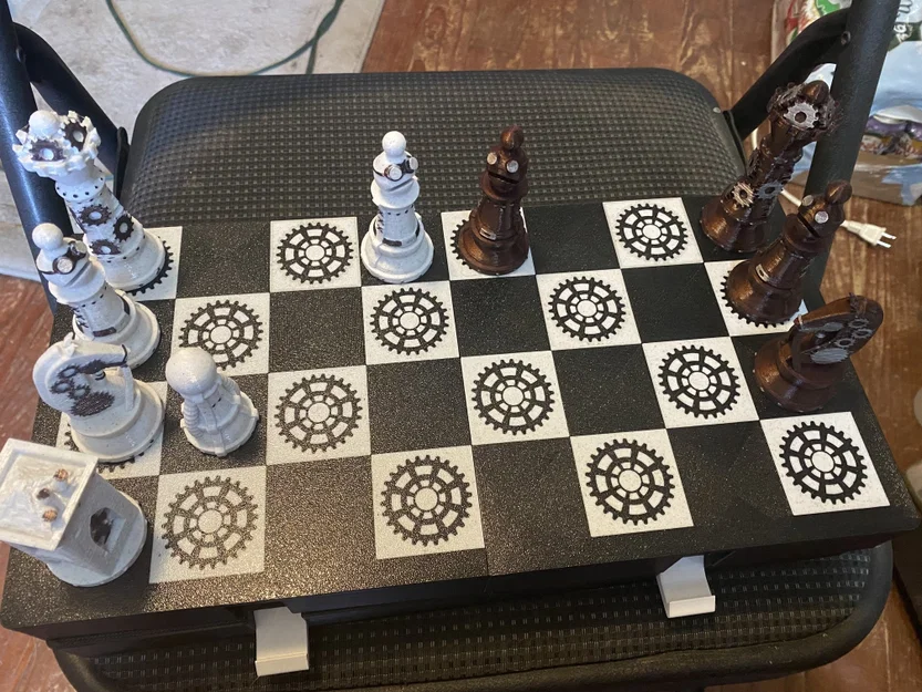 Bàn Cờ Steampunk (Steampunk Chess Board) - Image 1