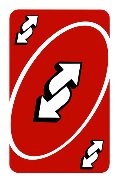 Mô hình thẻ bài Uno Reverse (Đổi chiều) độc đáo cho người hâm mộ - Image 1