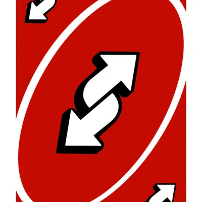 Mô hình thẻ bài Uno Reverse (Đổi chiều) độc đáo cho người hâm mộ