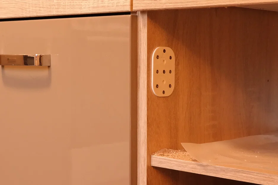 Tấm sửa chữa bản lề nội thất (Furniture hinge repair plate) - Image 3
