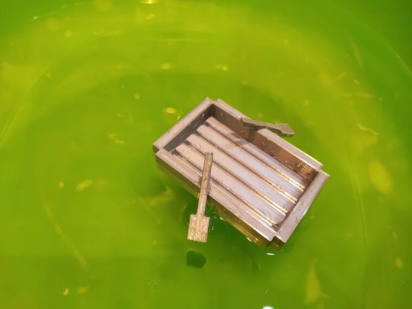 Mô hình thuyền gỗ Minecraft (Minecraft Boat) in 3D cực xinh - Image 2