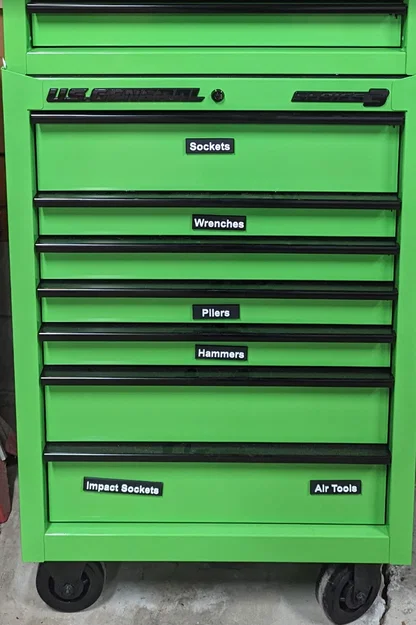 Nhãn Ngăn Kéo Tủ Đồ Nghề (Toolbox Drawer Labels) - Image 2
