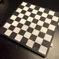 Bàn cờ vua gập có ngăn chứa quân (Chess board with storage compartment) - Thumbnail 3