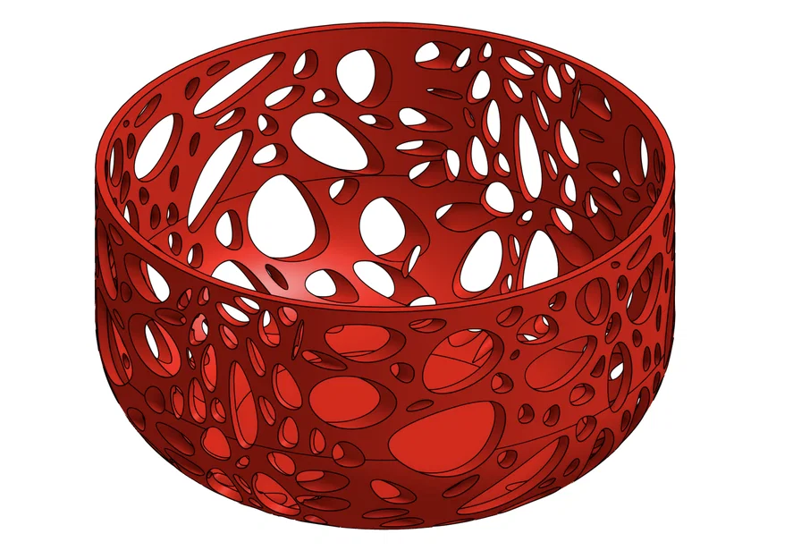 Mẫu hũ đựng kẹo Candy Jar thiết kế lưới Voronoi in 3D độc đáo - Image 1