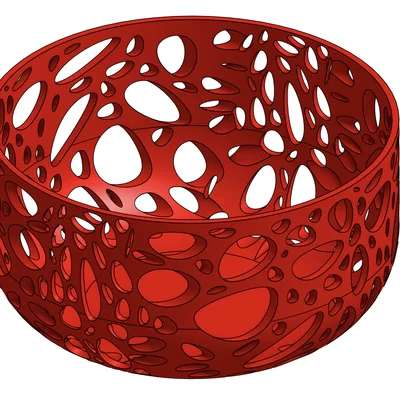Mẫu hũ đựng kẹo Candy Jar thiết kế lưới Voronoi in 3D độc đáo