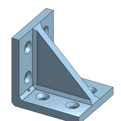 Ke góc vuông gia cường (Bracket) 3D cho dự án DIY và nội thất