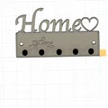 Móc treo chìa khóa 3D hình chữ Home trang trí tinh tế cho tổ ấm - Thumbnail 3