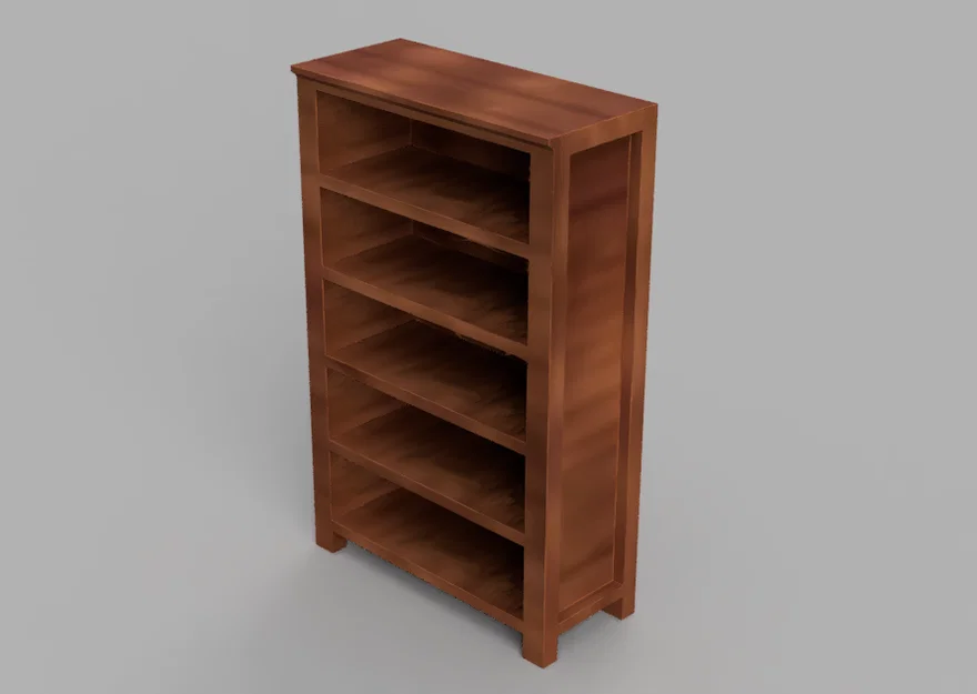 Mô hình tủ sách thu nhỏ cho nhà búp bê (Bookcase) - File in 3D - Image 1