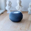 Candle V33: Chân đế nến trang trí xoắn ốc tinh tế in 3D - Thumbnail 2