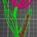 Mẫu in 3D Valentine Tulip trang trí xinh xắn cho ngày lễ tình yêu - Thumbnail 2