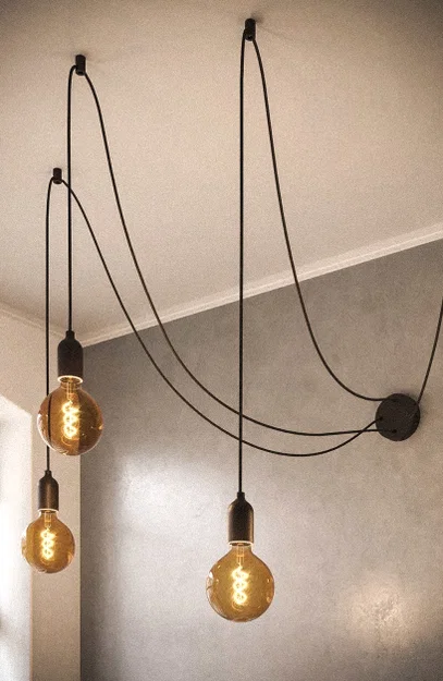 Móc treo trần để tự làm đèn thả (pendant lamp) - Image 2