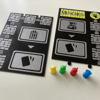 Bảng chơi Munchkin (Munchkin game board) – bảng đếm đơn giản