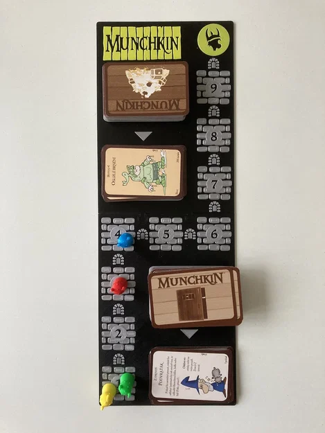 Bảng chơi Munchkin (Munchkin game board) – bảng đếm đơn giản - Image 2