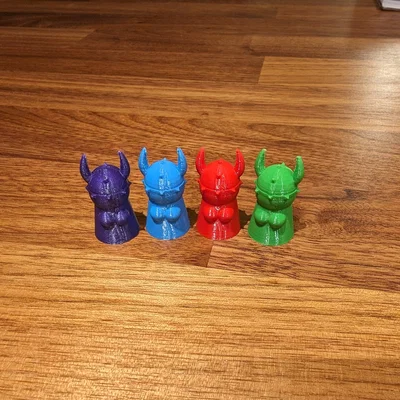 Mô hình chiến binh nữ cho game Munchkin - In 3D dễ dàng