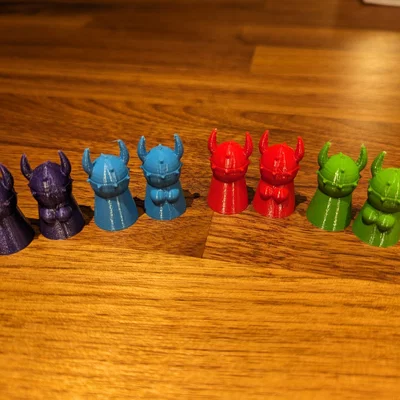 Mô hình chiến binh nữ cho game Munchkin - In 3D dễ dàng