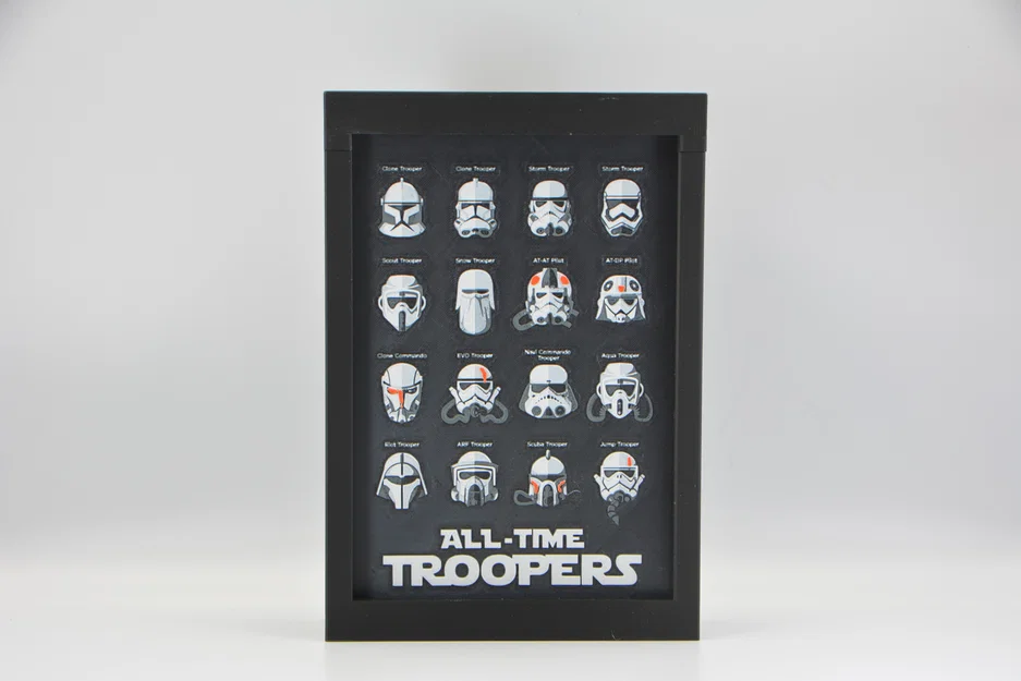 Mũ Trooper Star Wars (HueForge single plate) - Image 1