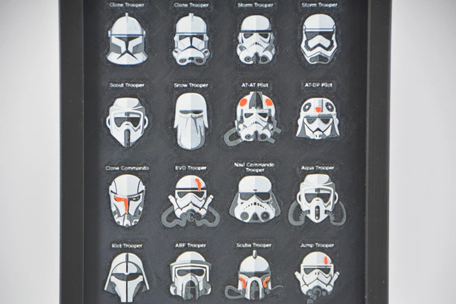 Mũ Trooper Star Wars (HueForge single plate) - Image 2