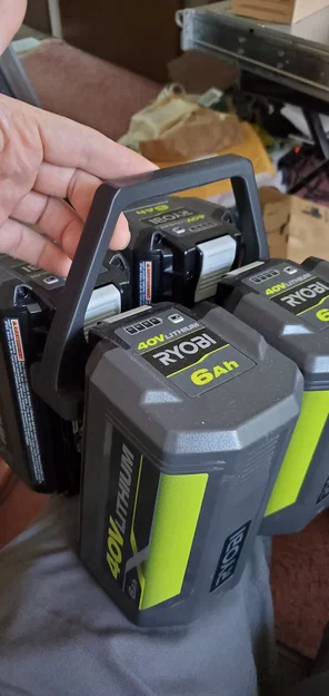 Tay xách pin Ryobi 40v gọn nhẹ, in 3D bền bỉ - Image 2