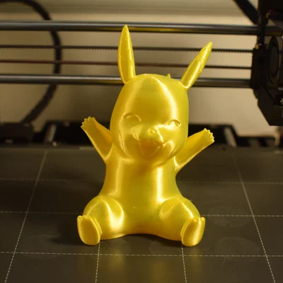 Mô hình 3D Pikachu (No Supports Edition) cực kỳ dễ in cho mọi người