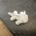 Mô hình Axolotl đồ chơi bồn tắm 3D đáng yêu cho bé - Thumbnail 8