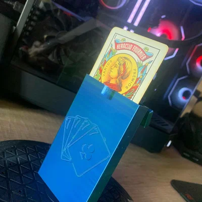 Hộp lưu trữ bài Tây Ban Nha/naipes - Print in Place