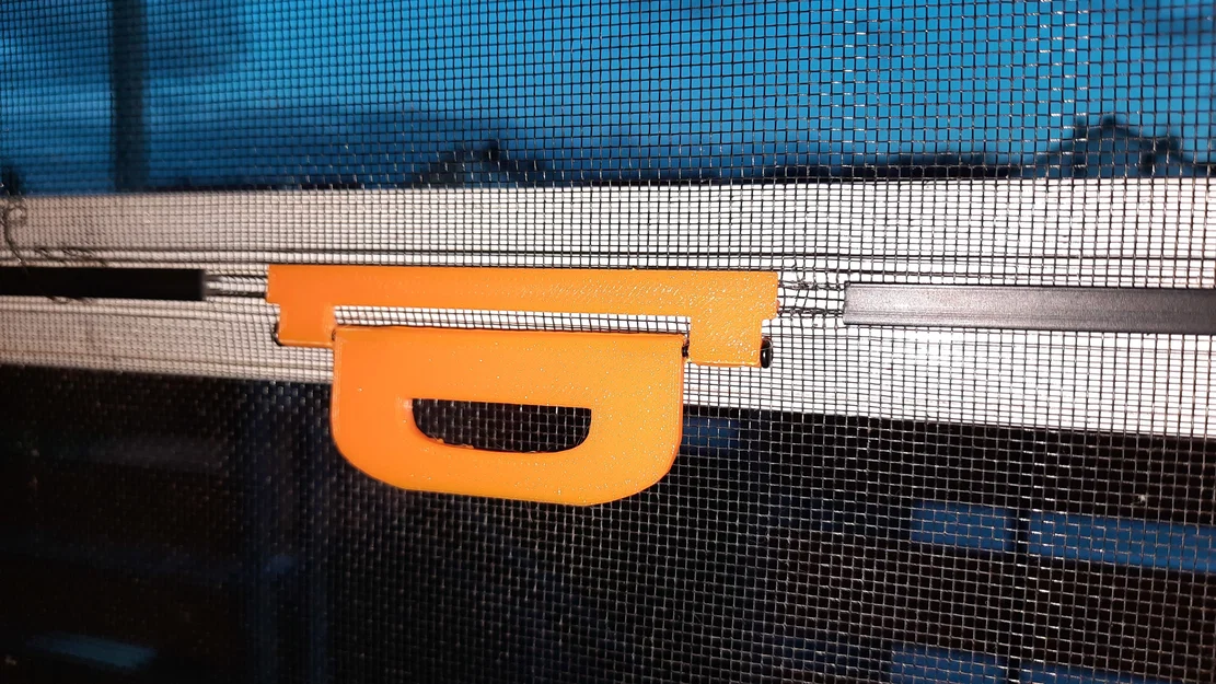 Tay nắm cửa lưới clip-in (Türgriff Fliegengitter / Flyscreen handle) - Image 1